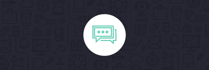 chat bubbles icon