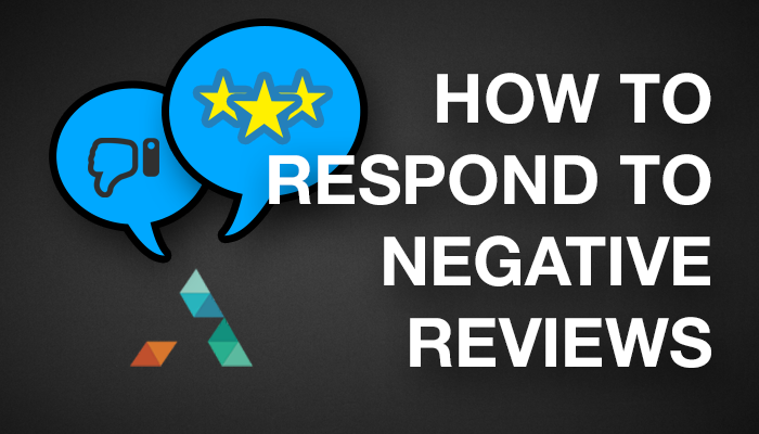how to respond to negative reviews graphic