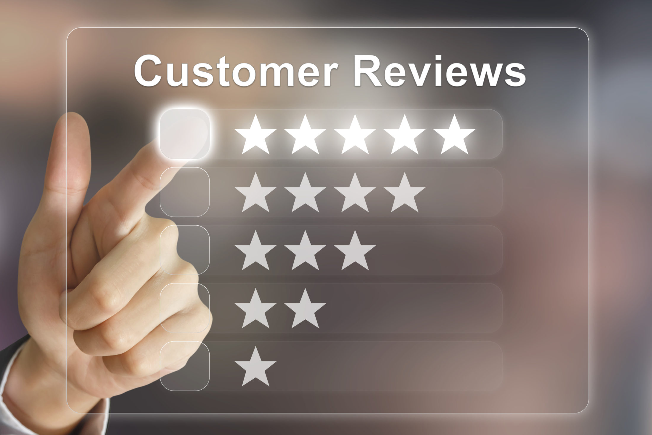 customer reviews graphic