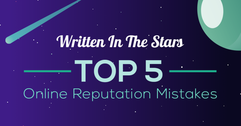 written in the stars top five mistakes graphic