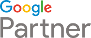 horizontal stacked google partner logo